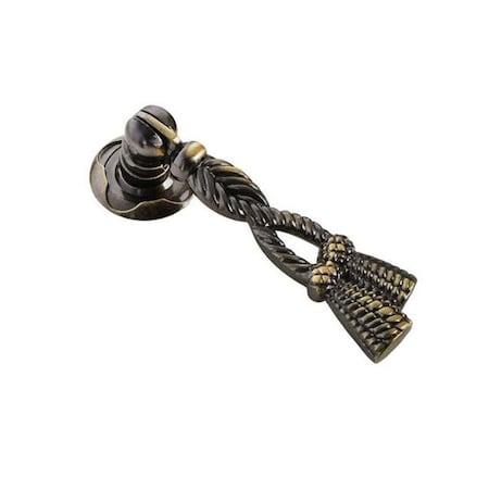 Utopia Alley Utopia Alley Draper Antique Brass Cabinet Pull  2.7" HW264PLAB021